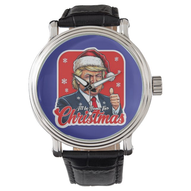 Donald Trump Christmas Santa Claus Art Watch (Front)