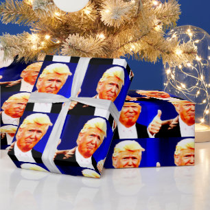 DONALD TRUMP CHRISTMAS Wrapping Paper