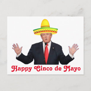 Donald Trump Cinco de Mayo Postcard