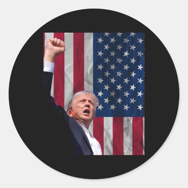 Donald Trump  Classic Round Sticker (Front)