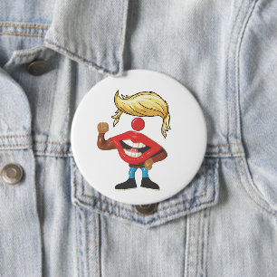 Donald Trump Clown Face 10 Cm Round Badge