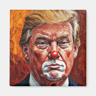 donald trump clown  magnet