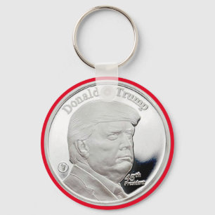 DONALD TRUMP COIN KEY RING