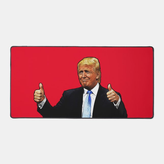DONALD TRUMP COMPUTER Desk Mat (Front)