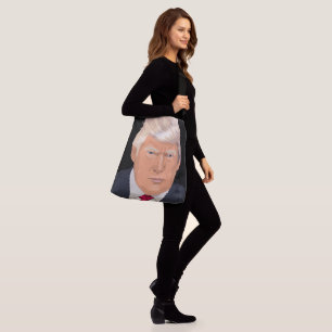 DONALD TRUMP CROSS BODY DESIGNER BAG PURSE