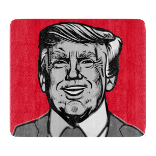 DONALD TRUMP  CUTTING BOARD