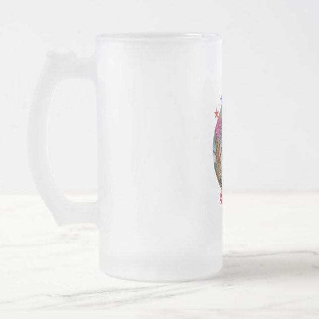 DONALD TRUMP- DADDY’S HOME FROSTED GLASS BEER MUG (Left)