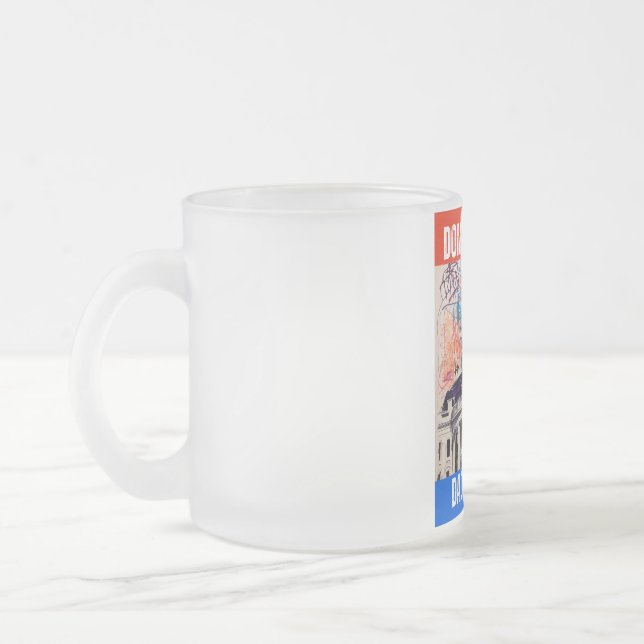 DONALD TRUMP - DADDY'S HOME FROSTED GLASS COFFEE MUG (Left)