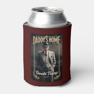Donald Trump Daddy's Home Funny Christmas Can Cooler