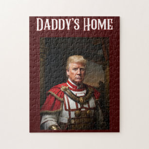 Donald Trump Daddy's Home MAGA Inauguration Jigsaw Puzzle