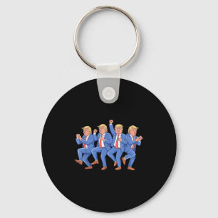 Donald Trump Dance 4th Of July Trump 2025 Key Ring