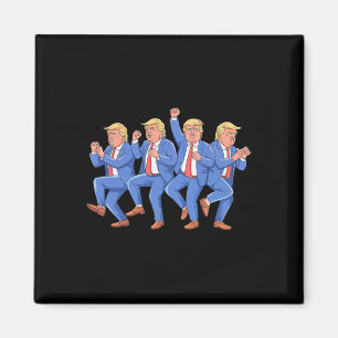 Donald Trump Dance 4th Of July Trump 2025 Magnet