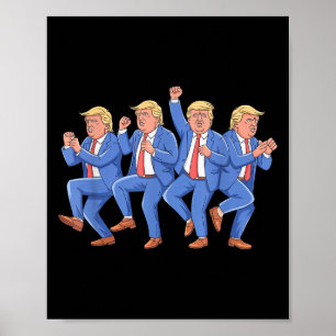 Donald Trump Dance 4th Of July Trump 2025 Poster