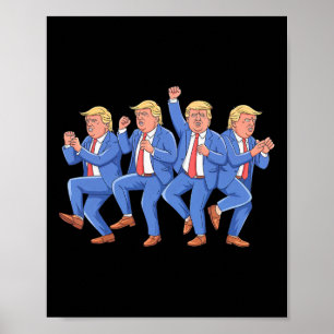 Donald Trump Dance 4th Of July Trump 2025 Poster