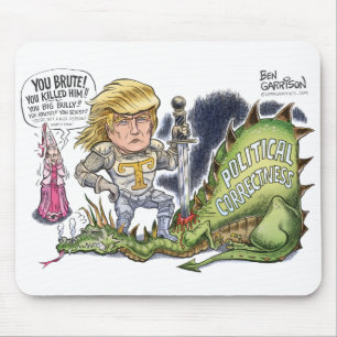 Donald Trump Dragon Slayer Mousepad