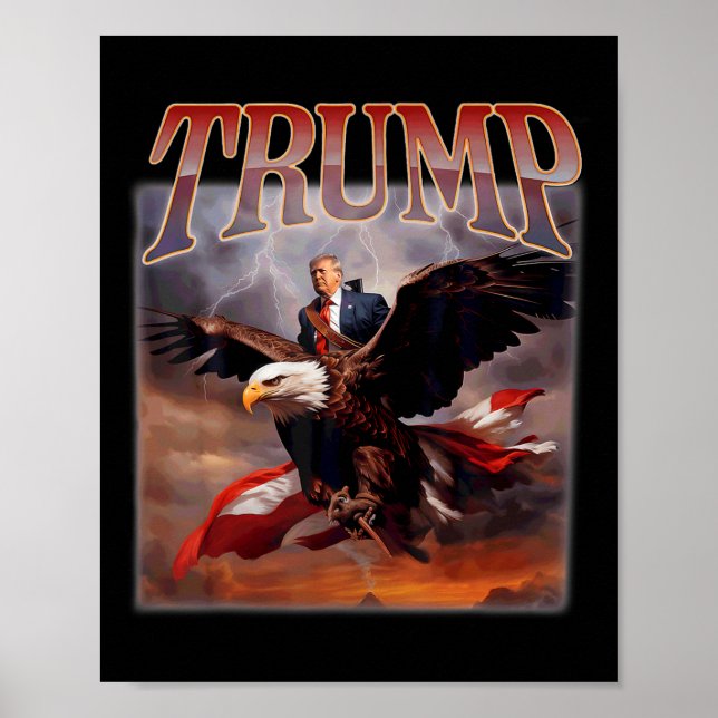 Donald Trump Eagle Usa President 2024 Take America Poster (Front)
