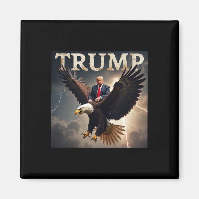 Donald Trump Eagle Usa President America  Magnet (Front)