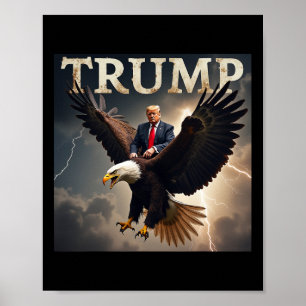 Donald Trump Eagle Usa President America  Poster