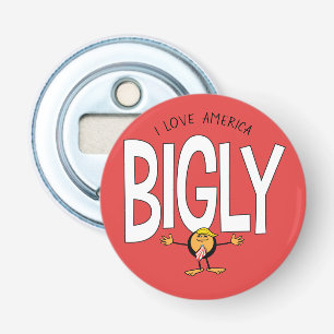 Donald Trump Emoji - I Love America Bigly Bottle Opener