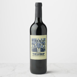 DONALD TRUMP ERA WINE LABEL