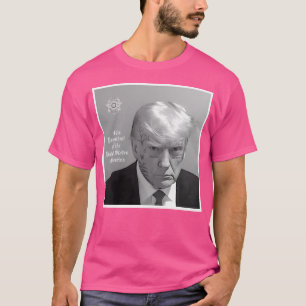 Donald Trump Face Tattoo Mugshot T-Shirt