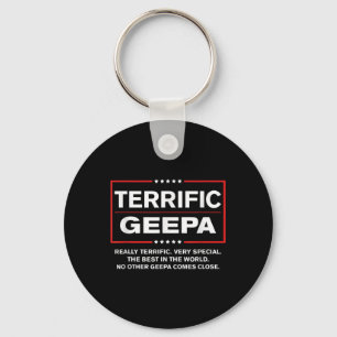 Donald Trump Fathers Day Gift For Geepa Funny Camp Key Ring