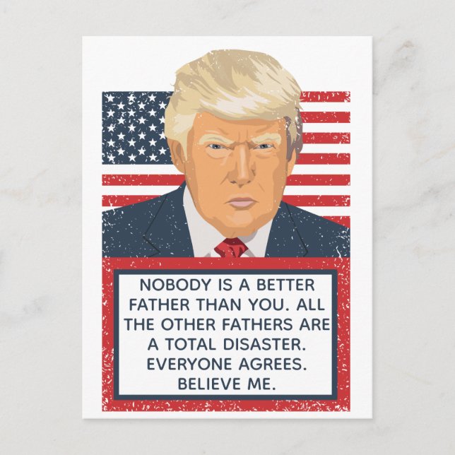 Donald Trump Father's Day Postcard (Front)