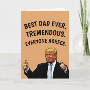 DONALD TRUMP FATHER'S DAY TREMENDOUS CARDS