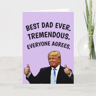 DONALD TRUMP FATHER'S DAY TREMENDOUS CARDS