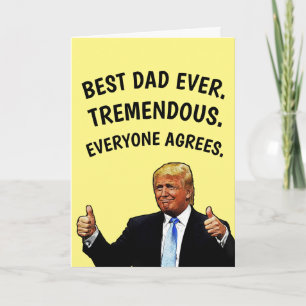 DONALD TRUMP FATHER'S DAY TREMENDOUS CARDS