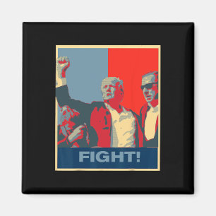 Donald Trump Fight Artwork Stand Strong Usa  Magnet