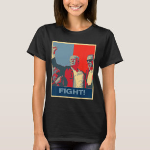 Donald Trump Fight Artwork Stand Strong Usa T-Shirt