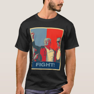 Donald Trump Fight Artwork Stand Strong Usa  T-Shirt