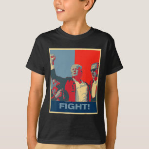 Donald Trump Fight Artwork Stand Strong Usa T-Shirt