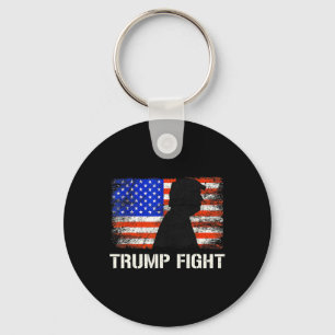 Donald Trump Fight Fighting Fighters Supporters Am Key Ring
