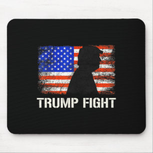 Donald Trump Fight Fighting Fighters Supporters Am Mouse Mat