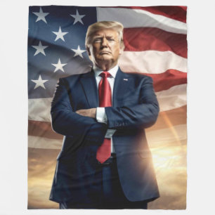 DONALD TRUMP FLEECE BLANKET