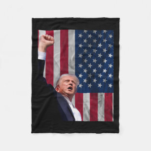 Donald Trump Fleece Blanket