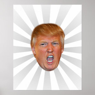 Donald Trump floating head Poster
