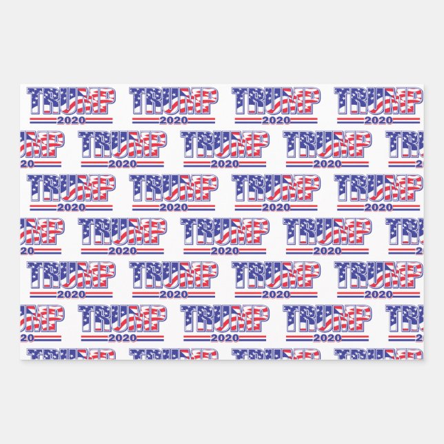 Donald Trump for President 2010 Wrapping Paper Sheet (Front)