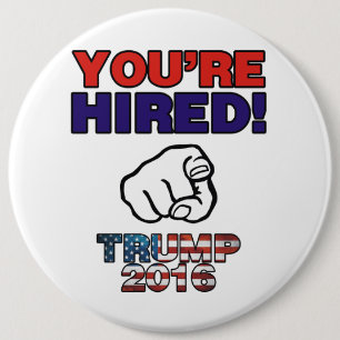 Donald Trump For President 2016 6 Cm Round Badge