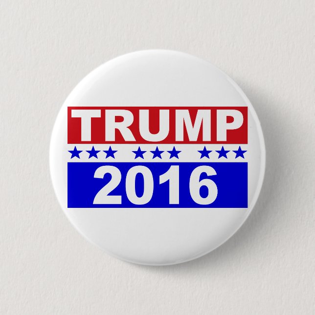 Donald Trump For President 2016 6 Cm Round Badge (Front)