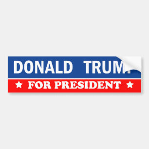Donald Trump For President 2016 Bumper Sticker