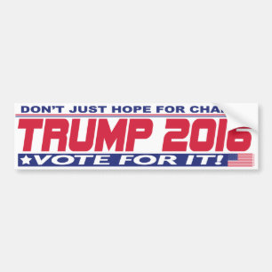 Donald Trump for President 2016 Bumper Sticker