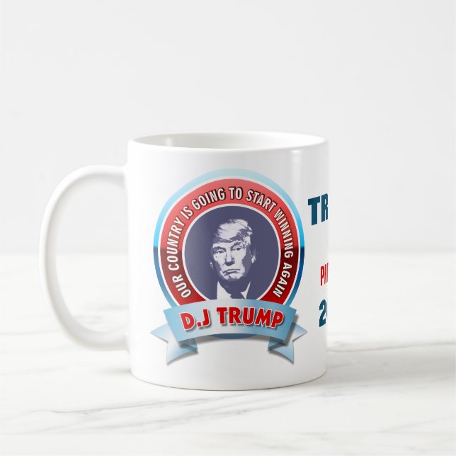 Donald TRUMP For President 2016 Coffee Mug (Left)