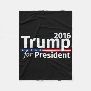 Donald Trump For President 2016 Republican  Fleece Blanket
