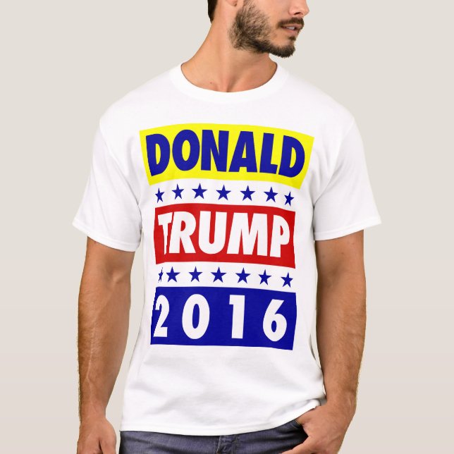 donald trump for president 2016 tee shirt (Front)