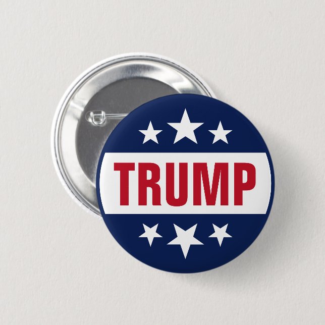 Donald Trump for President 2024  6 Cm Round Badge (Front & Back)
