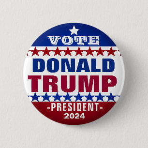 Donald Trump for President 2024 Campaign Button