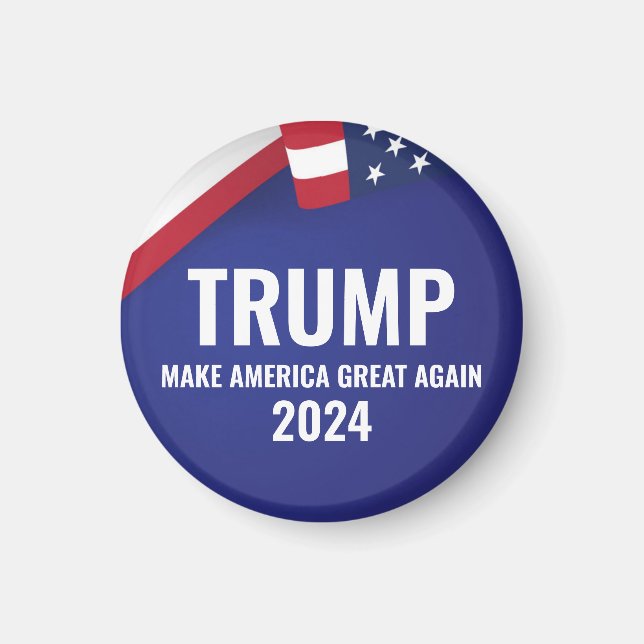 Donald Trump For President 2024 Modern Magnet (Front)